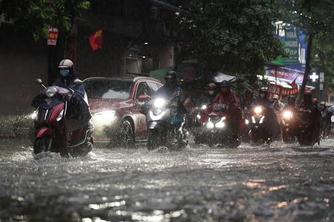 Các tỉnh từ Hà Tĩnh đến Đà Nẵng là trọng tâm mưa lớn.