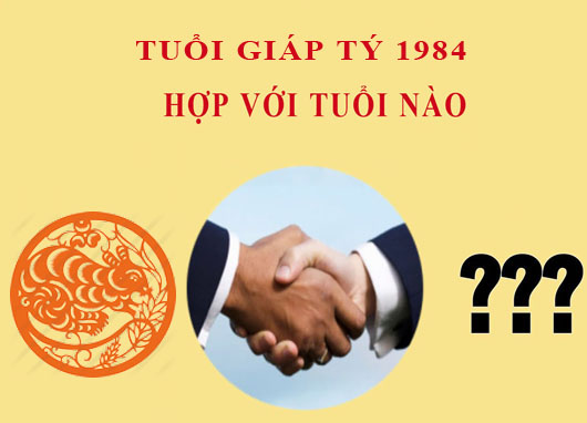 Sinh năm 1984 Giáp Tý hợp với tuổi nào?