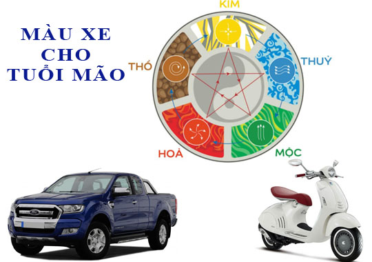 Tuổi Mão mua xe màu gì hợp bản mệnh?