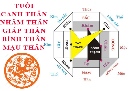 Tuổi Thân hợp hướng nào?