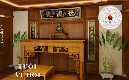 Xem hướng phòng thờ, bàn thờ hợp phong thuỷ cho tuổi Ất Hợi