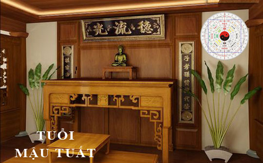 Xem hướng phòng thờ, bàn thờ hợp phong thuỷ cho tuổi Mậu Tuất