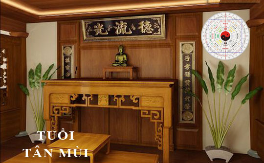 Xem hướng phòng thờ, bàn thờ hợp phong thuỷ cho tuổi Tân Mùi