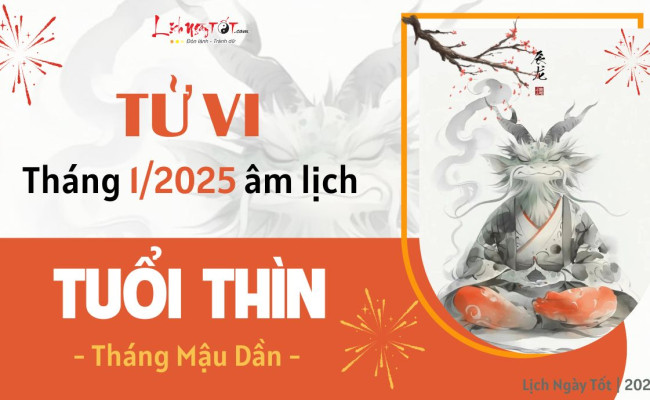 Tử vi tháng 1/2025 tuổi Thìn âm lịch: Vượt qua khó khăn bằng sự lạc quan, niềm tin vững chãi