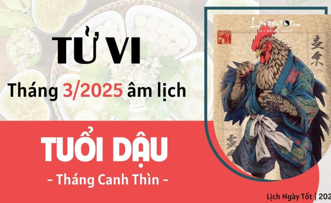 Tử vi tháng 3/2025 tuổi Dậu âm lịch: Cát tinh tề tựu, vận trình lên hương