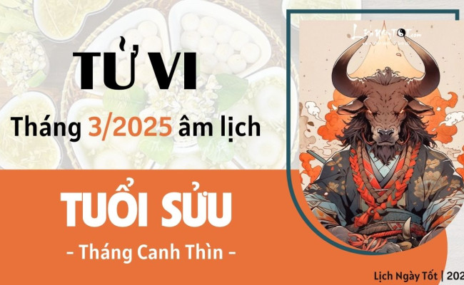 Tử vi tháng 3/2025 tuổi Sửu âm lịch: Áp lực đè nặng lên vai, đề phòng bị lợi dụng