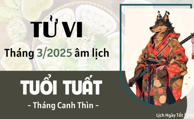 Tử vi tháng 3/2025 tuổi Tuất âm lịch: Tinh thần sa sút, nhiều vấn đề ức chế