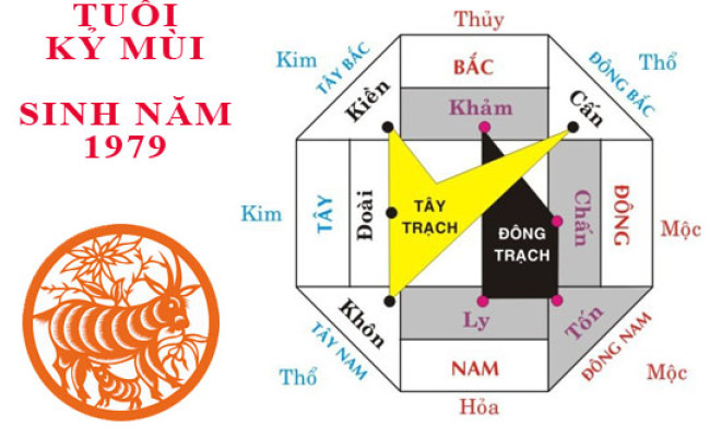 Sinh năm 1979 Kỷ Mùi hợp hướng nào?