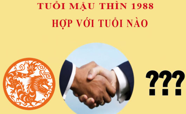 Sinh năm 1988 Mậu Thìn hợp với tuổi nào?