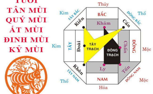 Tuổi Mùi hợp hướng nào?