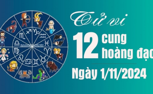 Tử vi 12 cung hoàng đạo Thứ Sáu ngày 1/11/2024: Cự Giải tài lộc phát triển