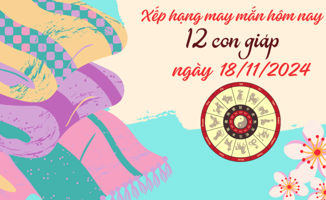 Tử vi hôm nay, xem tử vi 12 con giáp hôm nay ngày 18/11/2024: Tuổi Thân cuộc sống thoải mái